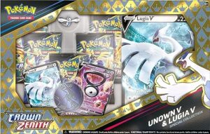 Pokémon TCG: Crown Zenith Special Collection—Unown V & Lugia V (2 Foil Promo Cards