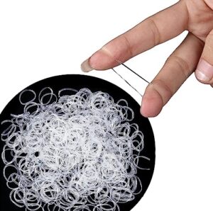 Cosy Companions™ 250x Clear Elastic Hair Bands