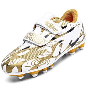 Unitysow Boys' Football Boots Kids FG/AG Football Shoes Junior Astro Turf Trainers Outdoor Cleats Professional Athletics Soccer Shoes Sneakers