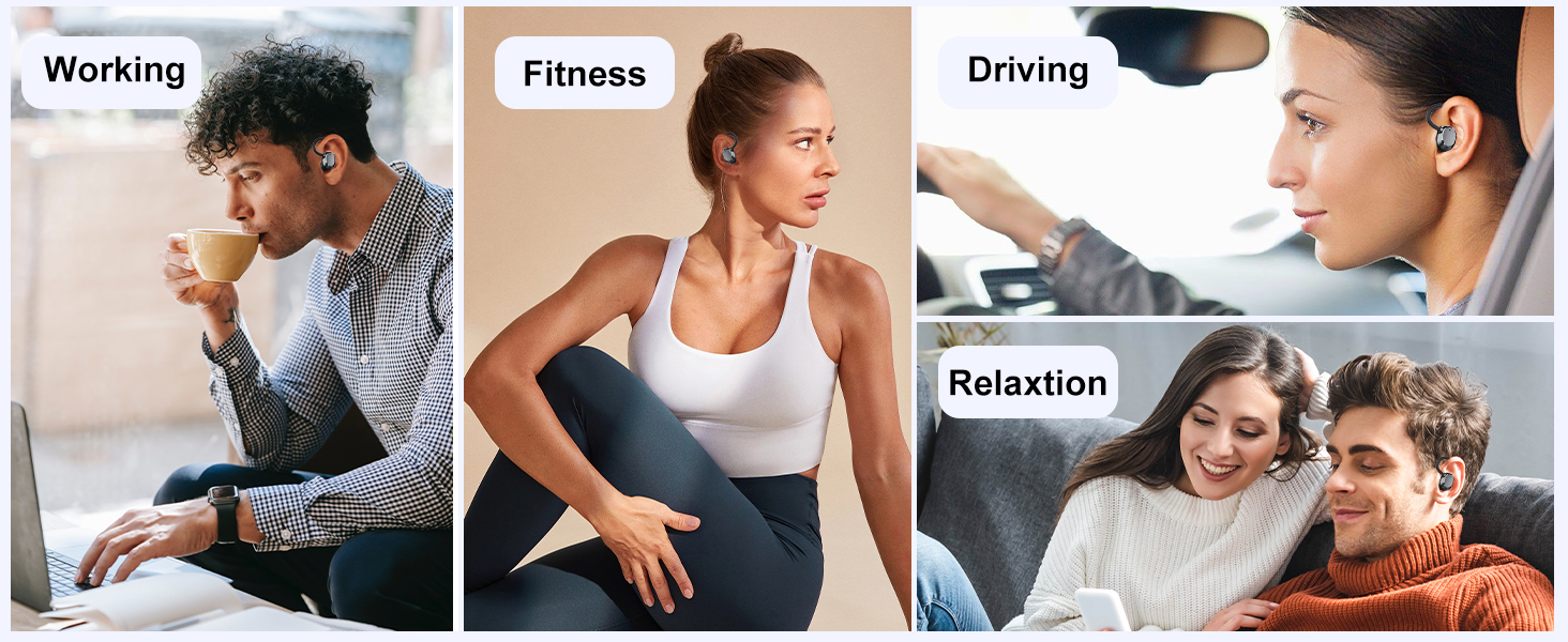 Wireless earbuds usage scenarios