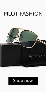 Men's Polarized Sunglasses Durable Metal Frame for Fishing Driving Golf