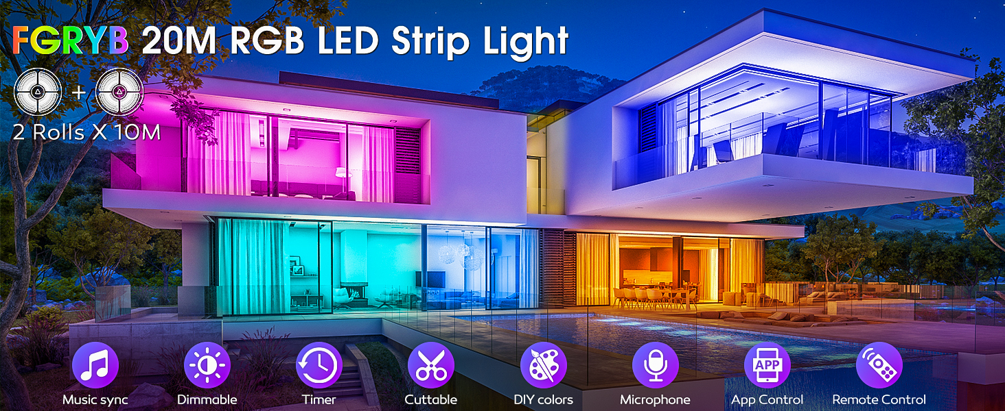 led strip light 20m