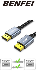 Displayport to DisplayPort Cable