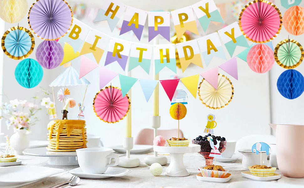 Pastel Birthday Party Decorations