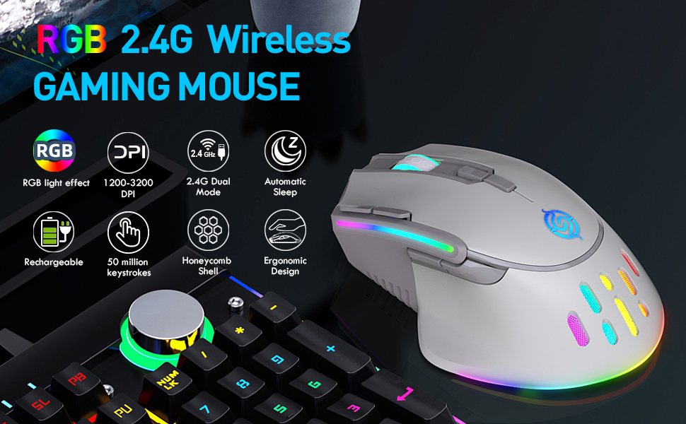 RGB 2.4G Wireless Gaming Mouse