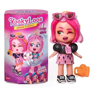 KOOKYLOOS Glitter Glam series – surprise collectible doll with 3 different faces. Comes with fashion accessories