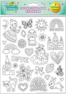 Paper Projects Crayola Colour Includes 2 Sheets of Stickers | Perfect for Decoration and Scrapbooking 21cm x 29.7cm
