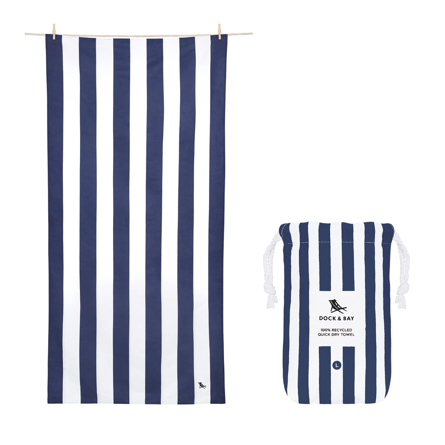 Dock & Bay Beach Towel - Quick Dry