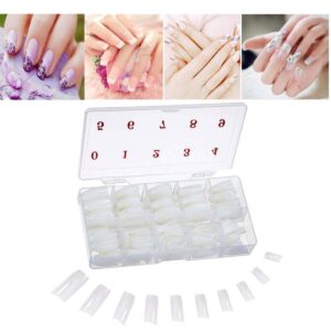 False Nails 10 Sizes Fake Nail French Acrylic Style nail tips Artificial art nails for female girls