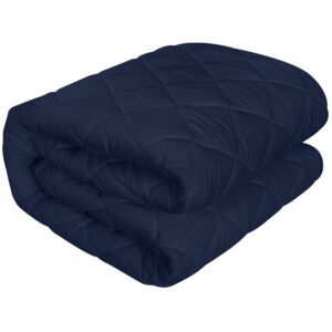 Utopia Bedding Quilted Fitted Mattress Pad Small Double 4 FT 122x190 cm