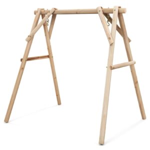 RELAX4LIFE 2-Seater Wooden Swing Frame