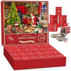 Advent Calendar 2023 Christmas Jigsaw Puzzle - Santa Claus Prepares Gifts