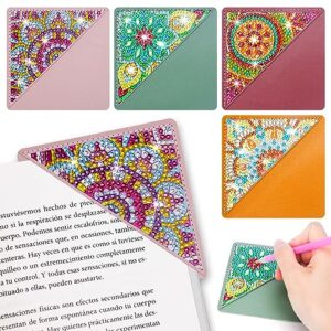 Crafts Gifts for 8 9 10 11 12 Year Olds Girls: Corner Bookmarks Arts and Crafts for Kids Children Age 6-8 8-12 | Diamond Painting Kits for Kids | 7 8 9 10 11 12 Year Old Girl Gifts Birthday Presents