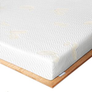 Newentor® Dual-Layer Memory Foam Mattress Topper - Generous Thickness Mattress Topper Single Bed with Back Support - Mattress Topper for Sofa Bed