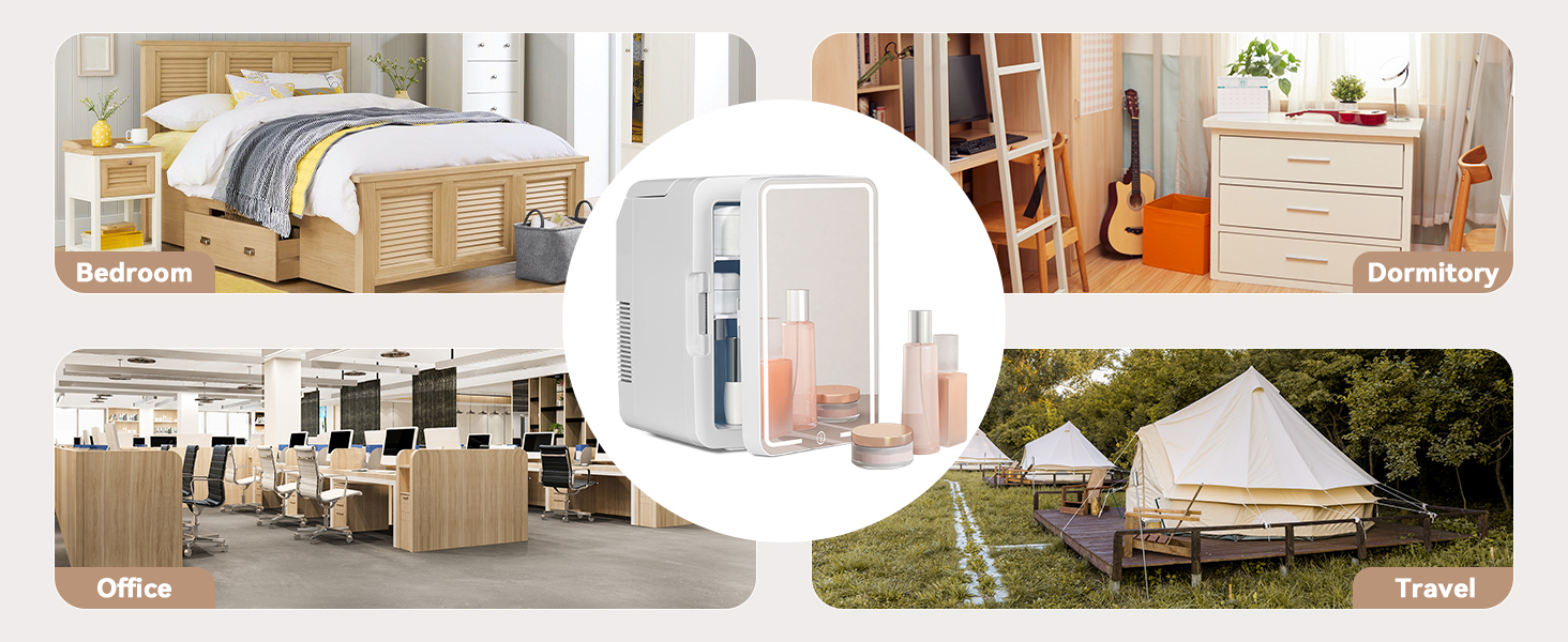 Multifunctional makeup fridge