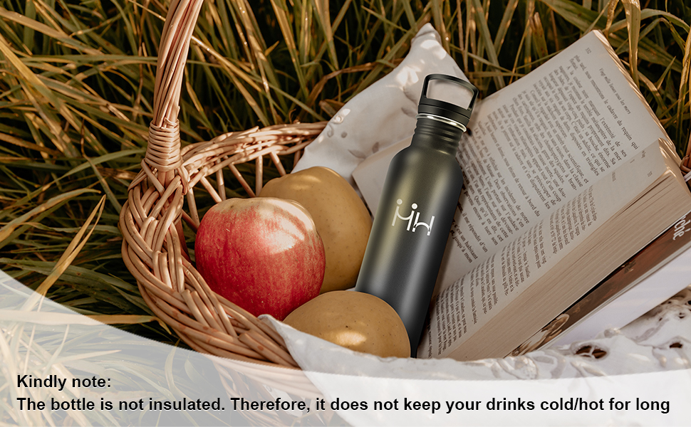 metal water bottle