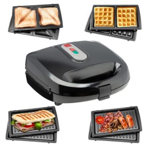 Sensio Home Multi Functional 3 in 1 Stylish Waffle