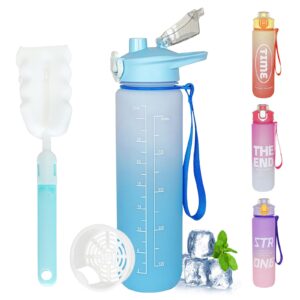 Hyinphon Sports Water Bottle with Volume Markings