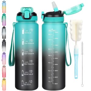 CodiCile 1L Water Bottle with Straw