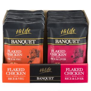 HiLife Banquet - Wet Dog Food - Flaked Chicken Breast