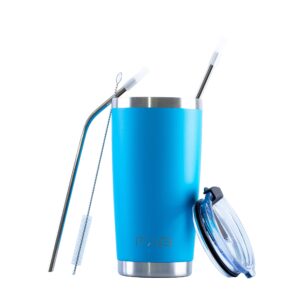 FAB Tumbler - Blue Reusable 20oz Stainless Steel with Lid