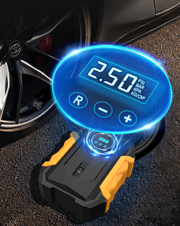 Skeufy Cordless Tyre Inflator Air Compressor, 12V USB Rechargeable Battery Portable Car Tyre Pump...