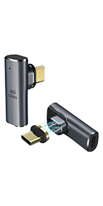 2-Pack USB C Magnetic Adapter 