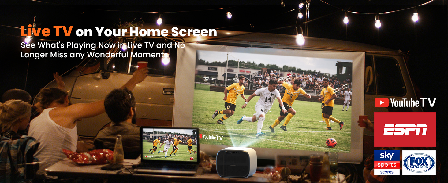 Live TV on home screen