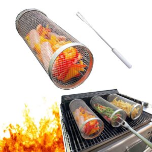 1PCS Rolling Grilling Basket - Greatest Grilling Basket Ever