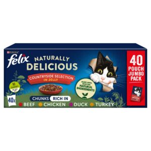 Felix Naturally Delicious Countryside Selection in Jelly Wet Cat Food