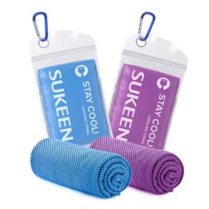 Sukeen Cooling Towel 2 Pack Fitness Towel (100 x 30cm)