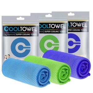 YAOJI Cooling Towels for Neck Set of 3