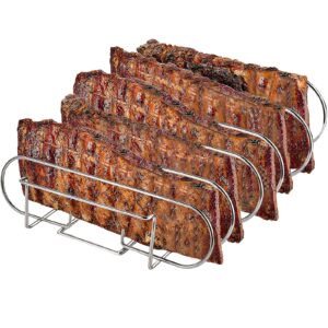 GugnRyAc Rib Rack Stainless Steel for Smoking