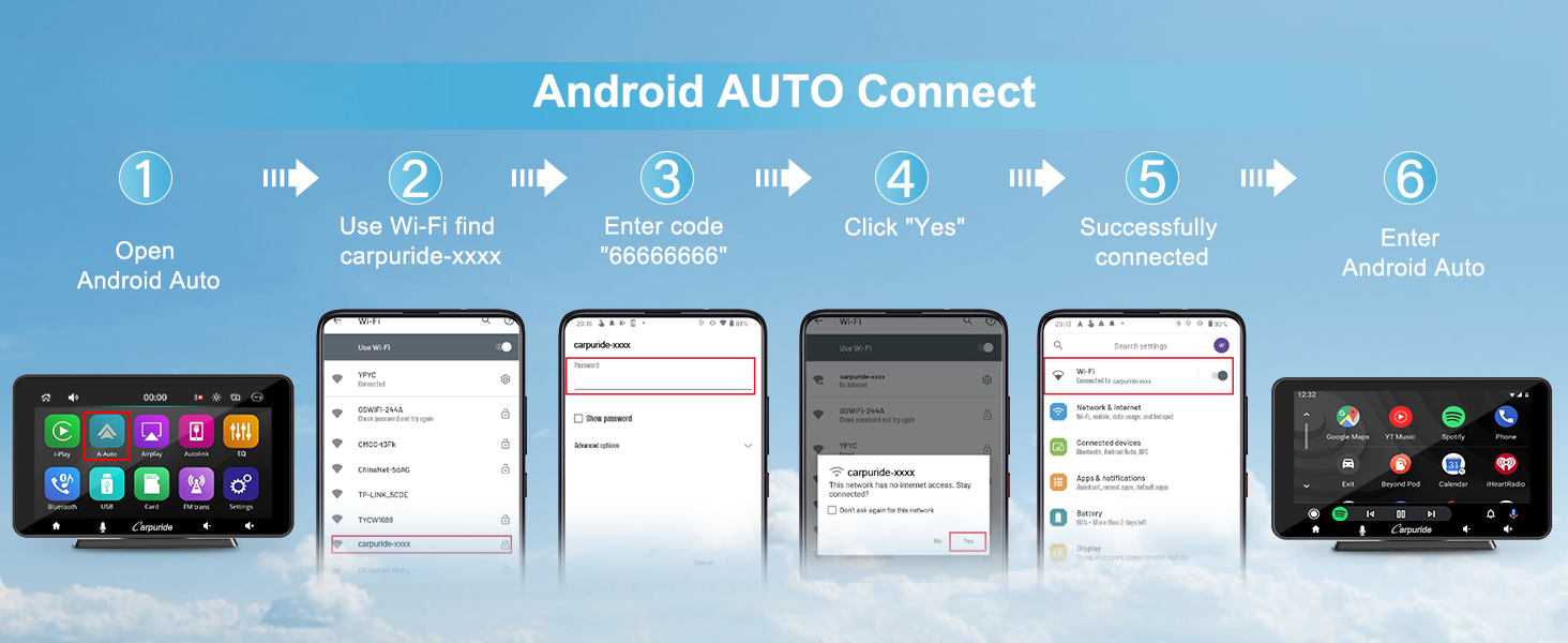How to connect Android AUTO