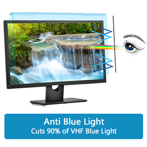 anti migraine screen filter for monitor anti blue light screen anti glare pc screen protector 23in