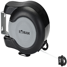 Retractable reel washing lines