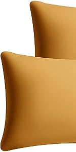 PILLOW CASES OCHRE