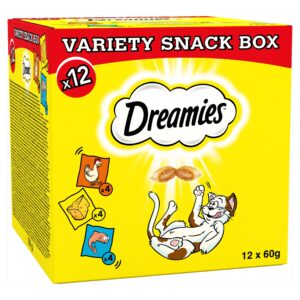 Dreamies Variety Snack Box 12 x 60 g Pouches