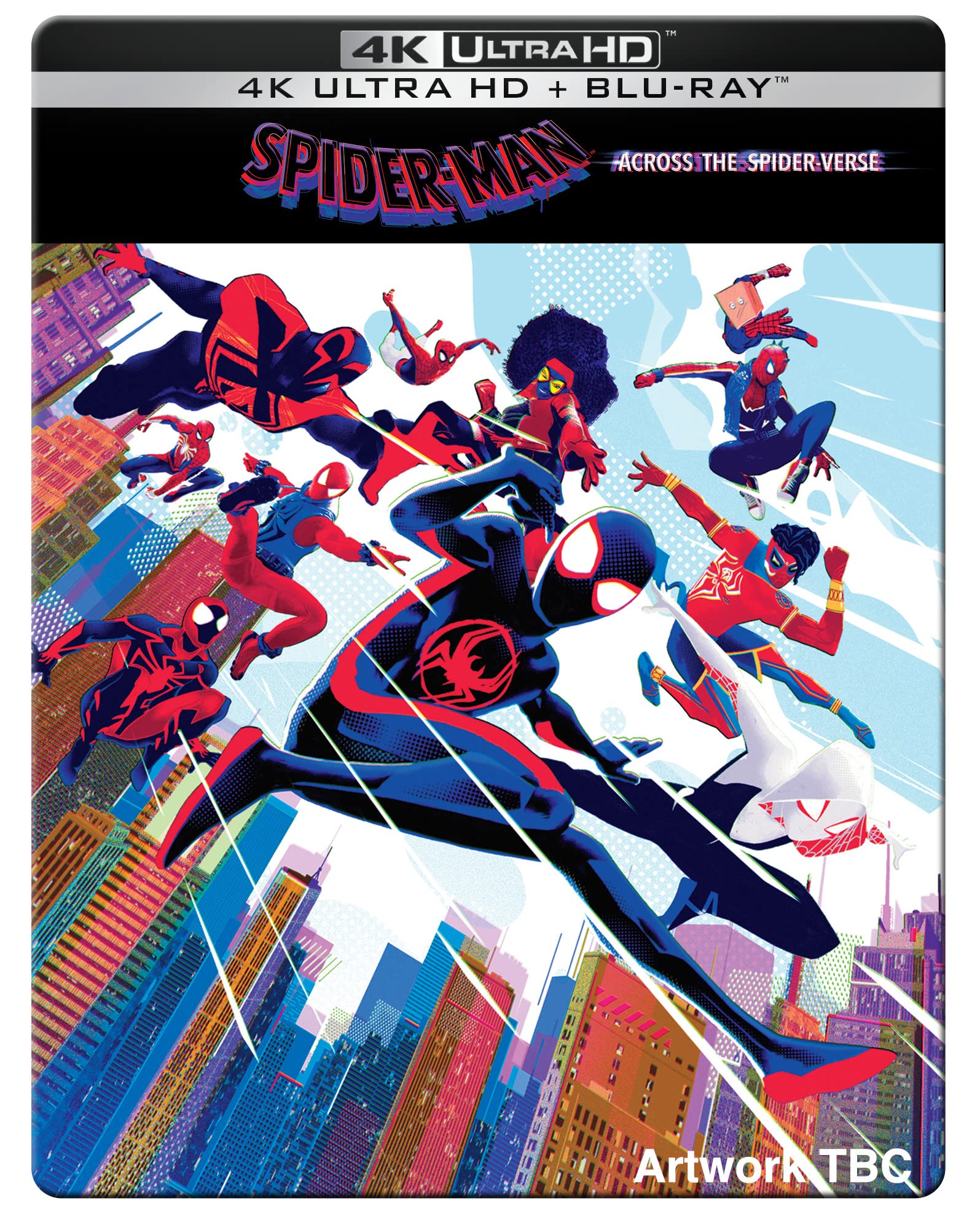 Spider-Man: Across The Spider-Verse 4K UHD Steelbook [Blu-ray] [Region A & B & C]