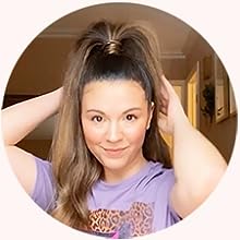 To volumise + glam up your ponytail