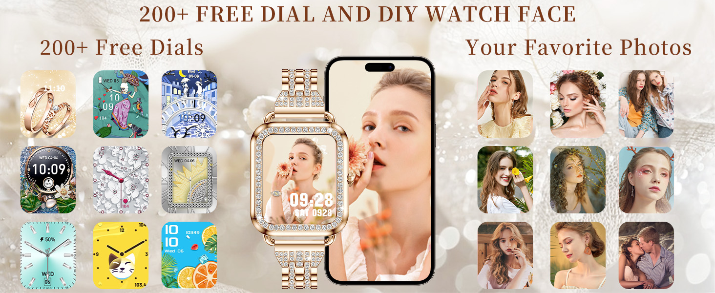 ios smart watch with monitor bling
