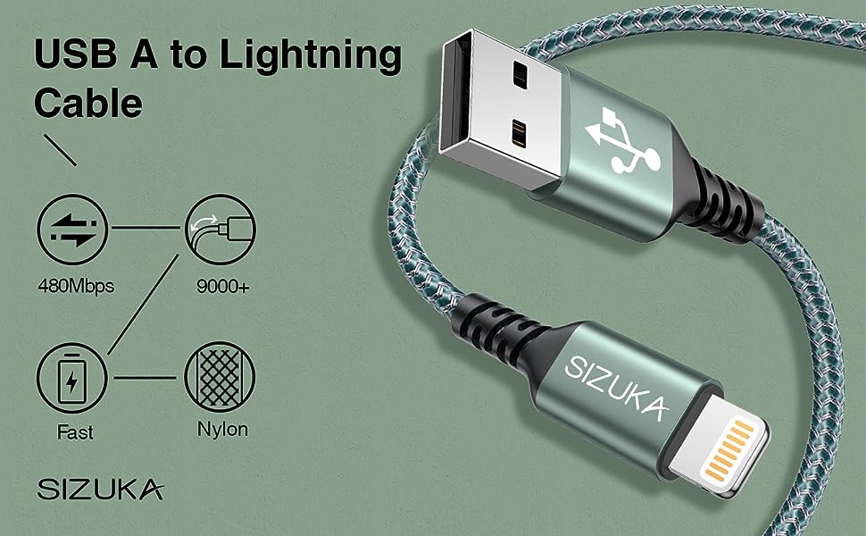  iPhone Charger Cable 2M 