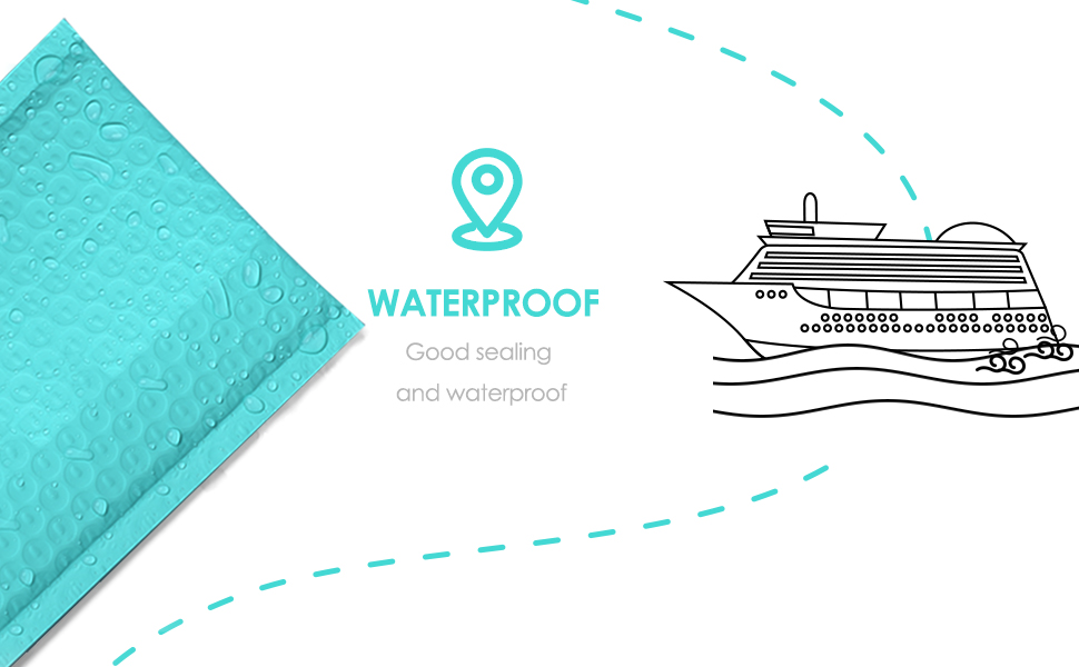 Switory 50pcs A5 15.3cmx22.9cm Poly Bubble Mailers Pink