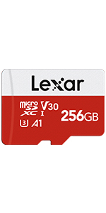 Lexar 256GB micro sd A1