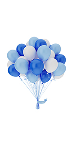 blue balloons