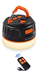 Rechargeable Camping Lantern camping lights tent lights with Remote Control