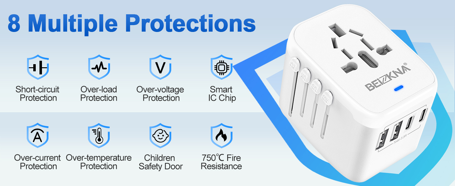 universal adapter plug travel international plug adaptor