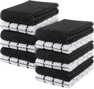 Utopia Towels -12 Kitchen Towels Set - 38 x 64 cm - 100% Ring Spun Cotton Super Soft and Absorbent Dish Towels