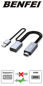 HDMI to DisplayPort Adapter