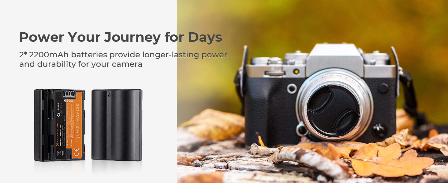 2* 2200mAh rechargeable batteries